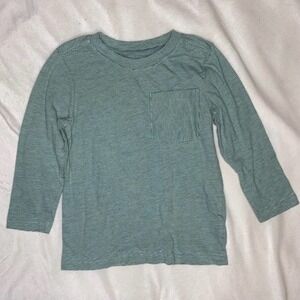 Cat & Jack Green Long Sleeve Top Size 2T